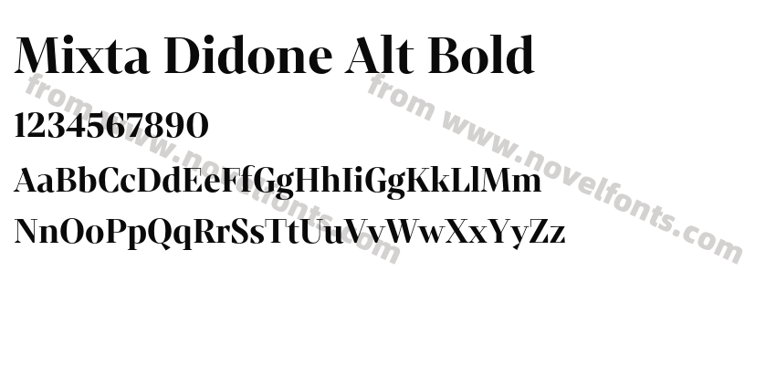 Mixta Didone Alt BoldPreview