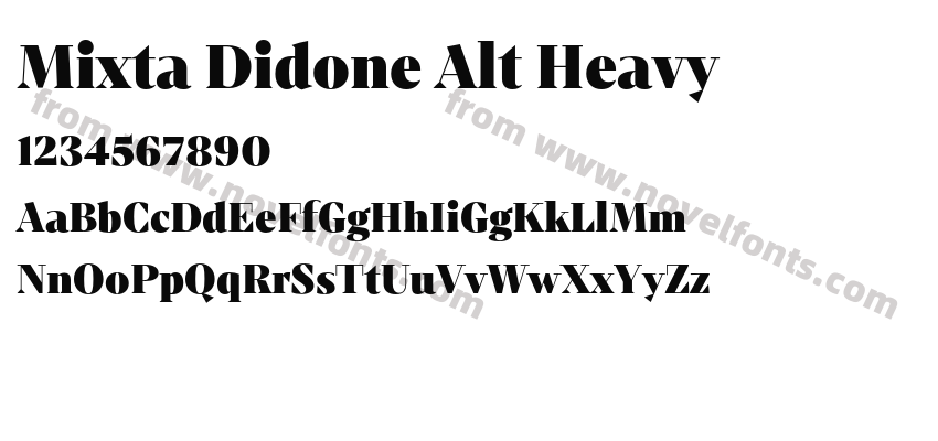 Mixta Didone Alt HeavyPreview