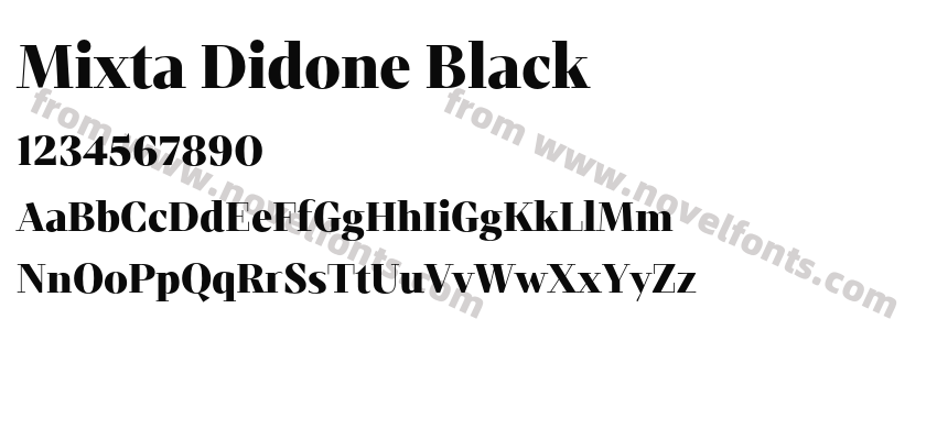 Mixta Didone BlackPreview