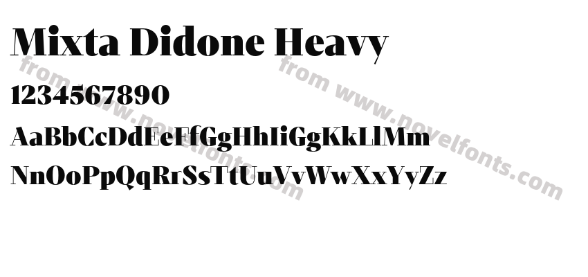 Mixta Didone HeavyPreview