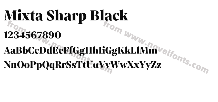 Mixta Sharp BlackPreview