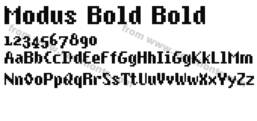 Modus Bold BoldPreview