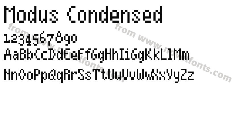 Modus CondensedPreview