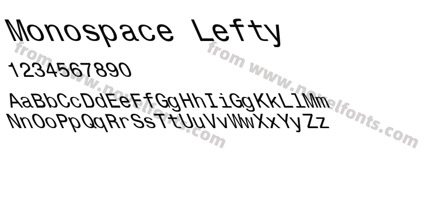 Monospace LeftyPreview