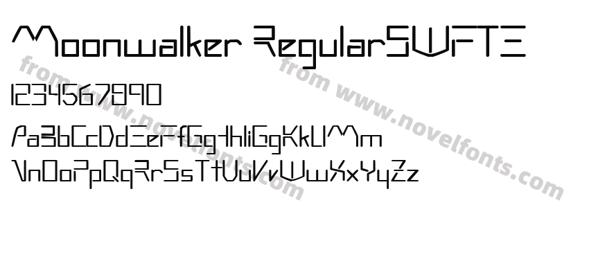 Moonwalker RegularSWFTEPreview