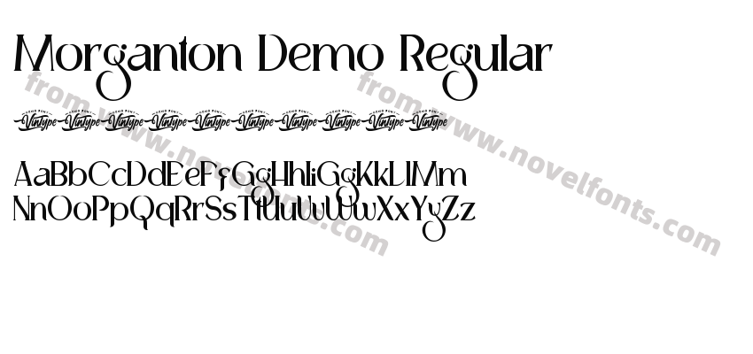 Morganton Demo RegularPreview