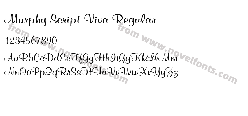 Murphy Script Viva RegularPreview