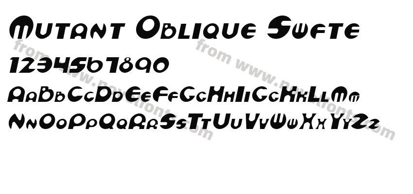 Mutant Oblique SwftePreview