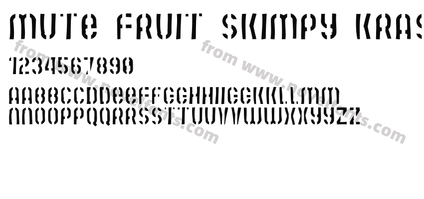 Mute Fruit Skimpy KrashPreview