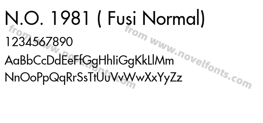 N.O. 1981 ( Fusi Normal)Preview