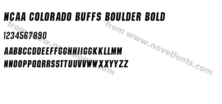 NCAA Colorado Buffs Boulder BoldPreview