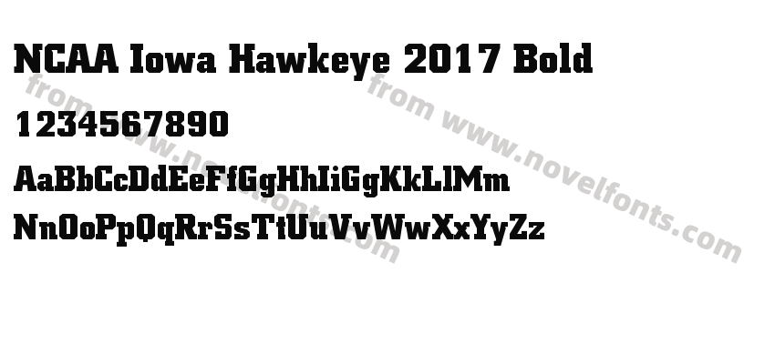 NCAA Iowa Hawkeye 2017 BoldPreview