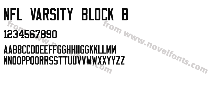 NFL Varsity Block BPreview