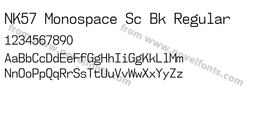 NK57MonospaceScBk-RegularPreview