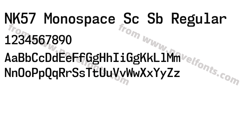 NK57MonospaceScSb-RegularPreview