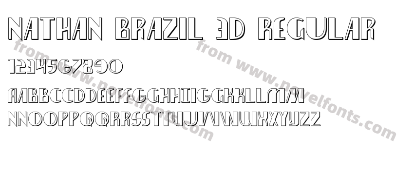 Nathan Brazil 3D RegularPreview