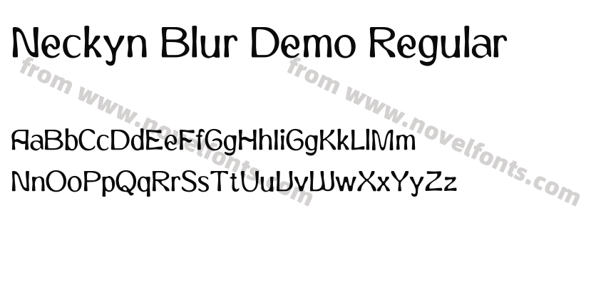 Neckyn Blur Demo RegularPreview