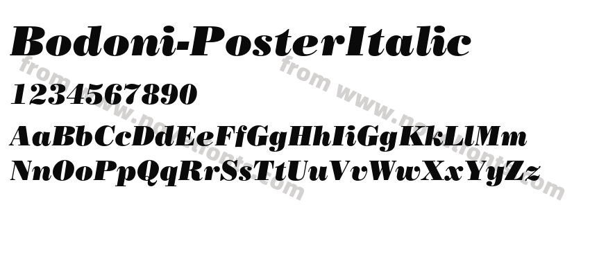 Bodoni-PosterItalicPreview