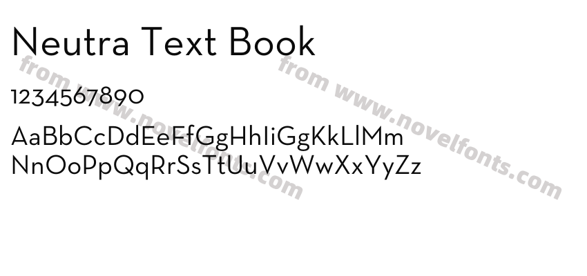 Neutra Text BookPreview