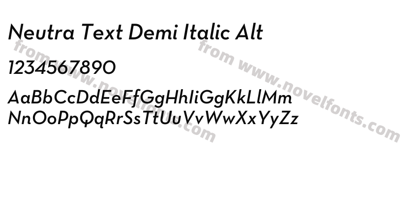 Neutra Text Demi Italic AltPreview