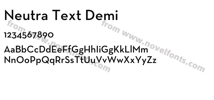 Neutra Text DemiPreview