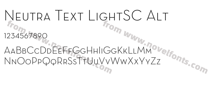 Neutra Text LightSC AltPreview