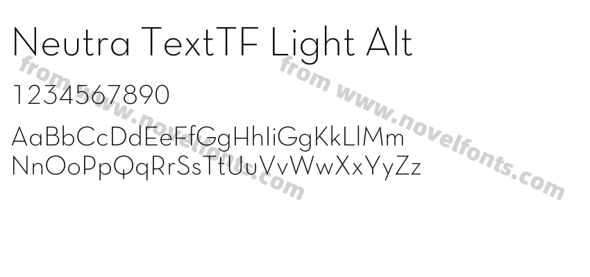 Neutra TextTF Light AltPreview