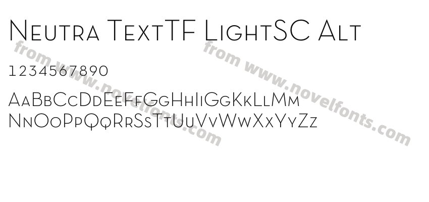 Neutra TextTF LightSC AltPreview