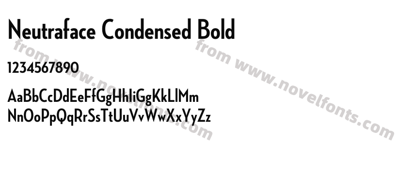 NeutrafaceCondensed-BoldPreview