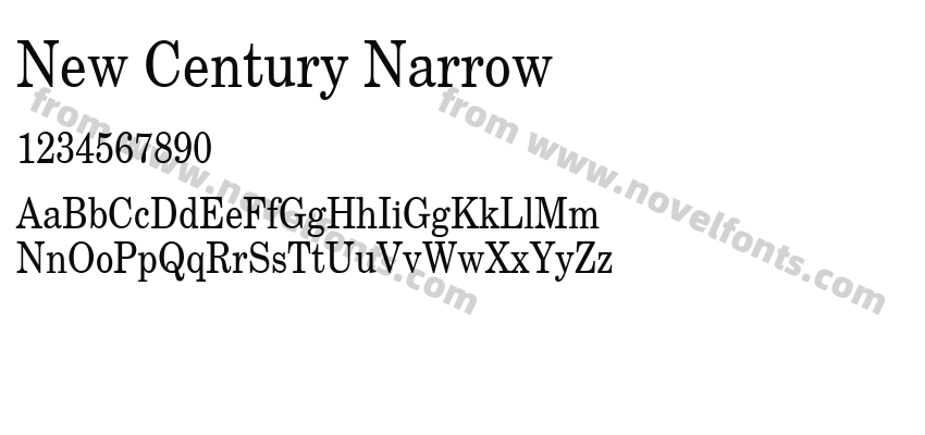 New Century NarrowPreview