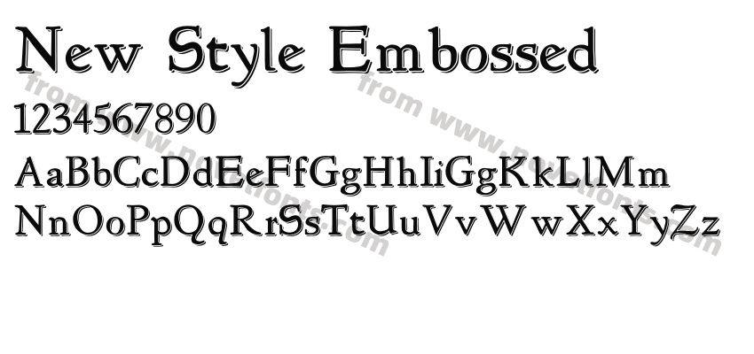 New Style EmbossedPreview