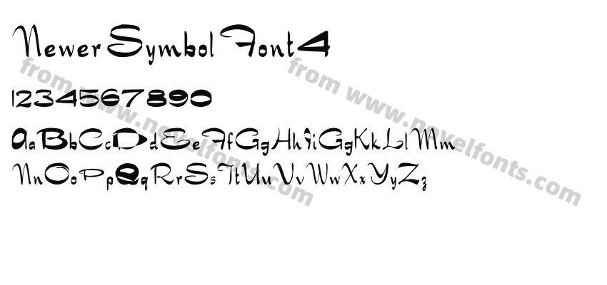 Newer Symbol Font4Preview