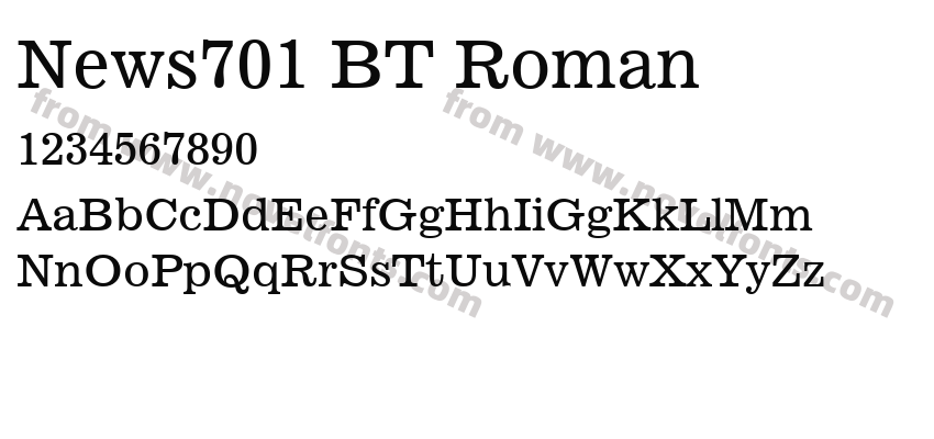 News701 BT RomanPreview