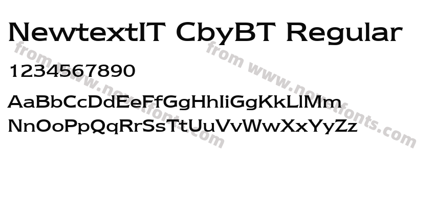 NewtextIT CbyBT RegularPreview