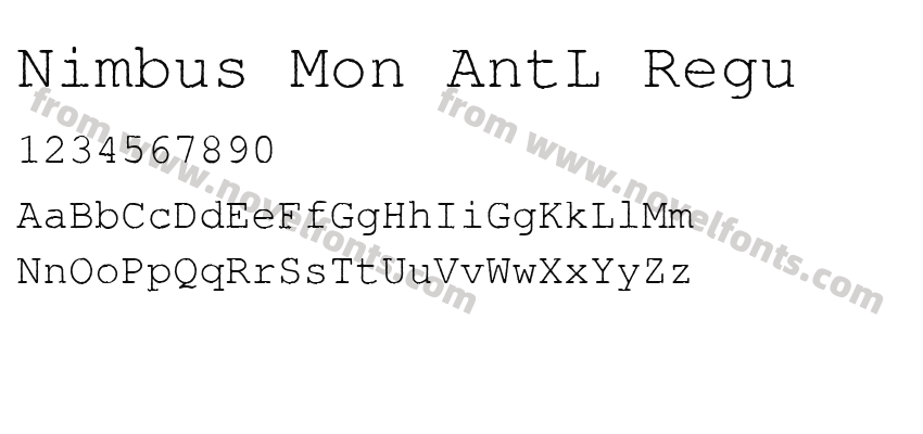 Nimbus Mon AntL ReguPreview