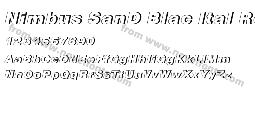 Nimbus SanD Blac Ital Re1Preview