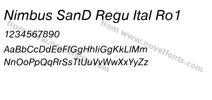 Nimbus SanD Regu Ital Ro1Preview