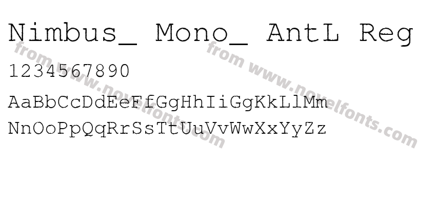 Nimbus_ Mono_ AntL RegPreview