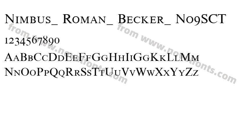 Nimbus_ Roman_ Becker_ No9SCTPreview