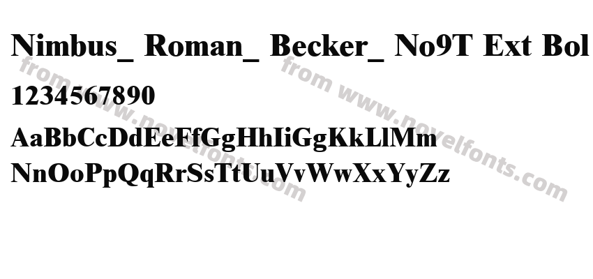 Nimbus_ Roman_ Becker_ No9T Ext BolPreview