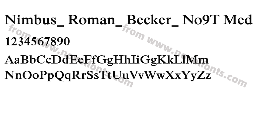 Nimbus_ Roman_ Becker_ No9T MedPreview