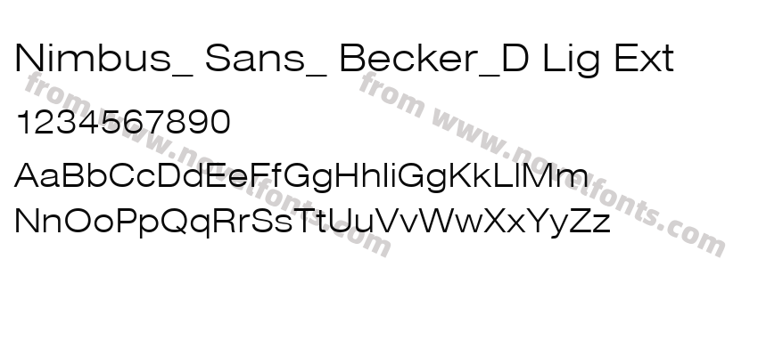 Nimbus_ Sans_ Becker_D Lig ExtPreview