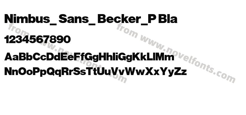 Nimbus_ Sans_ Becker_P BlaPreview