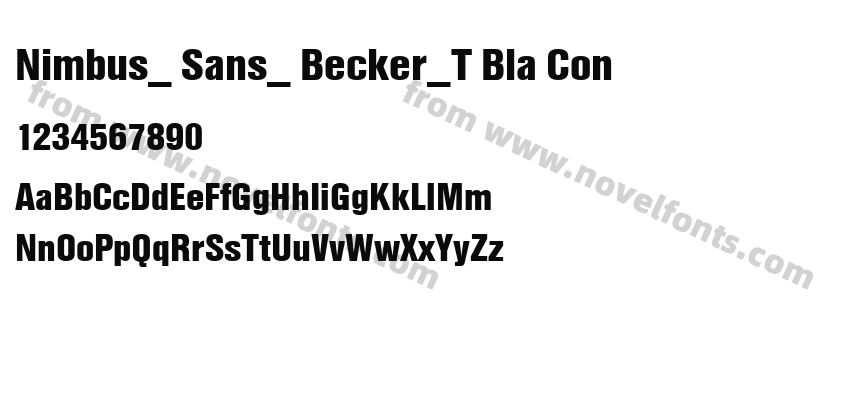 Nimbus_ Sans_ Becker_T Bla ConPreview