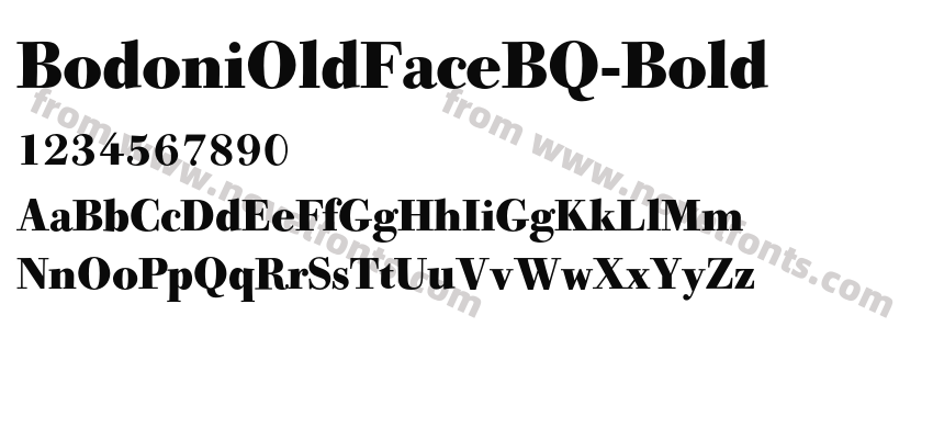 BodoniOldFaceBQ-BoldPreview