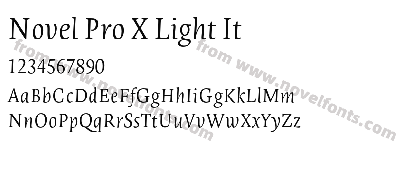 Novel Pro X Light ItPreview