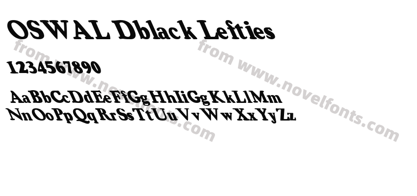 OSWAL Dblack LeftiesPreview