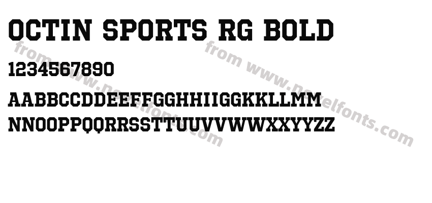 Octin Sports Rg BoldPreview