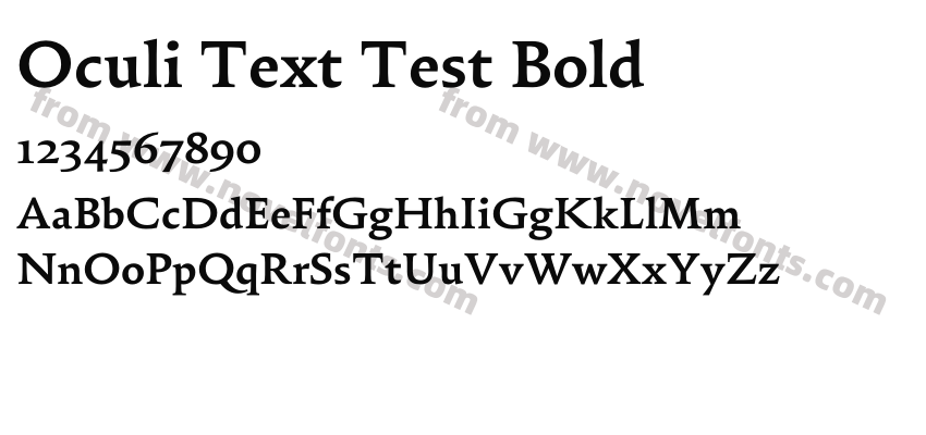 Oculi Text Test BoldPreview