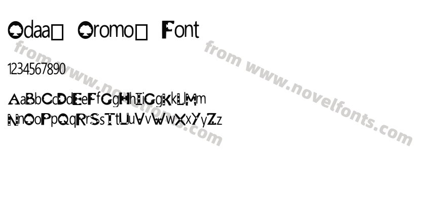 Odaa_ Oromo_ FontPreview